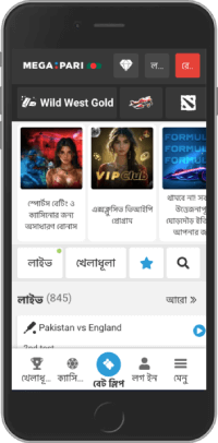 Megapari হোম পেজের মোবাইল স্ক্রিনশট