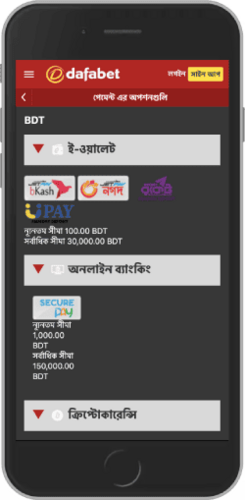 পেমেন্ট পৃষ্ঠার ছবি